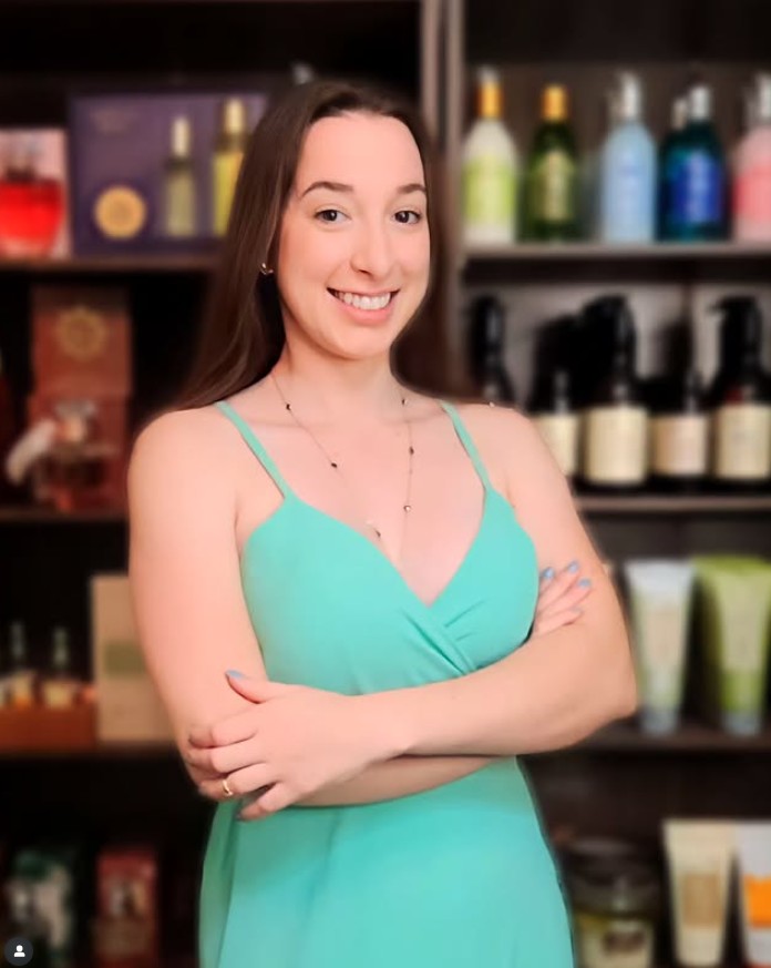 Foto de Anne Borelli, fundadora da Divino Aroma